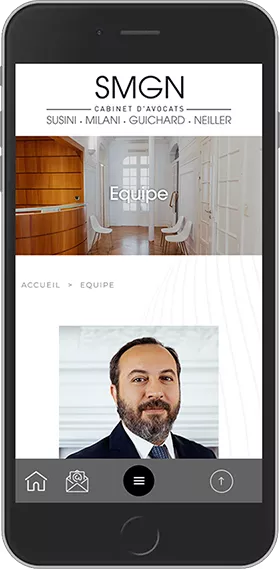 Création du site internet du Cabinet Smgn