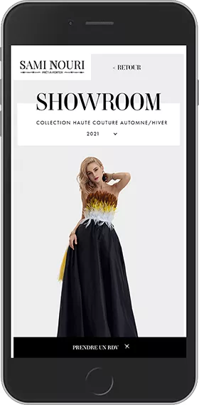 Création site ecommerce Créateur de mode Sami Nouri