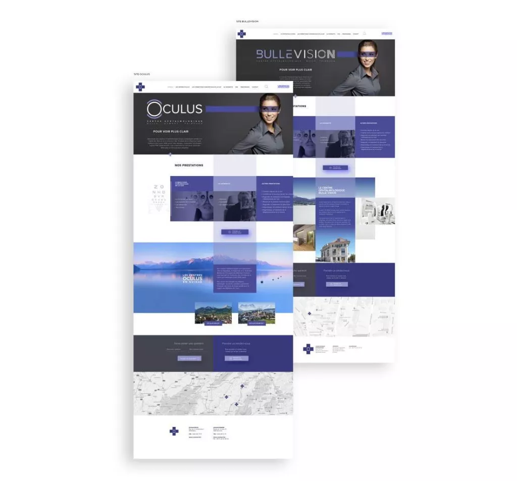 Création site web Oculus