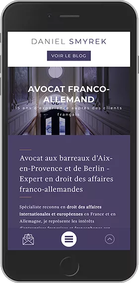 Création du site internet du Cabinet Smyrek