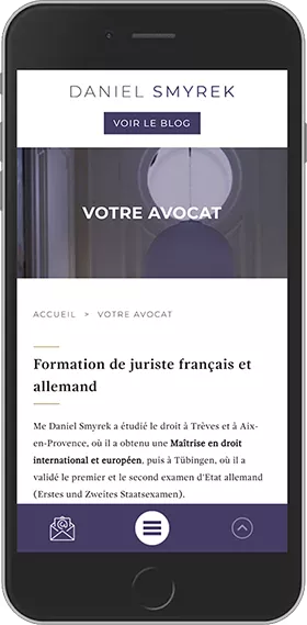 Création du site internet du Cabinet Smyrek