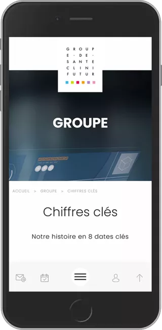 Création site internet groupe de Santé Clinifutur - La Réunion - Mayotte