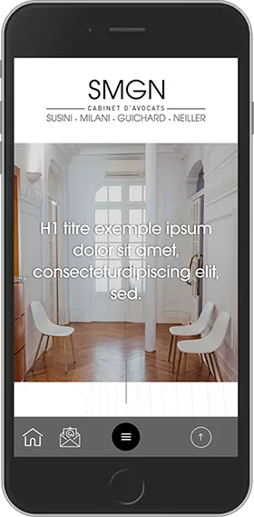 Création du site internet du Cabinet Smgn